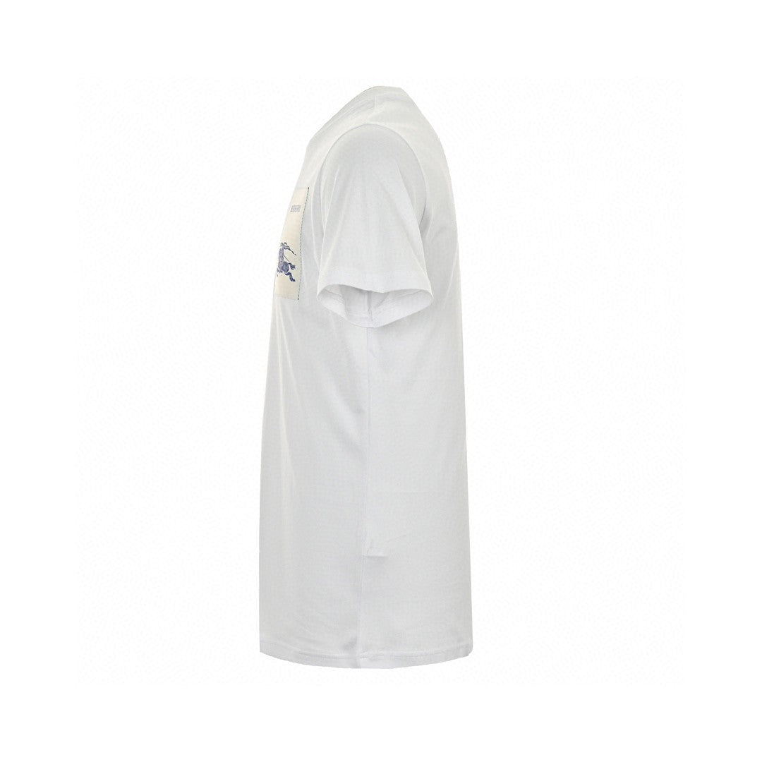B**rry embroidered patch t-shirt (white)