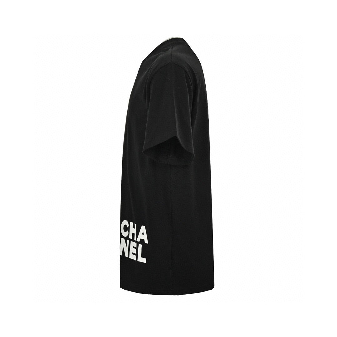Ch*el double c logo t-shirt (black)