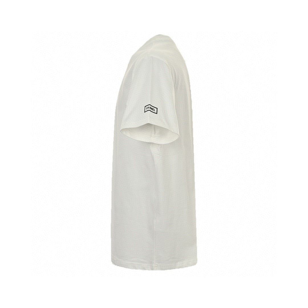 Ch*el minimalist logo t-shirt (white)
