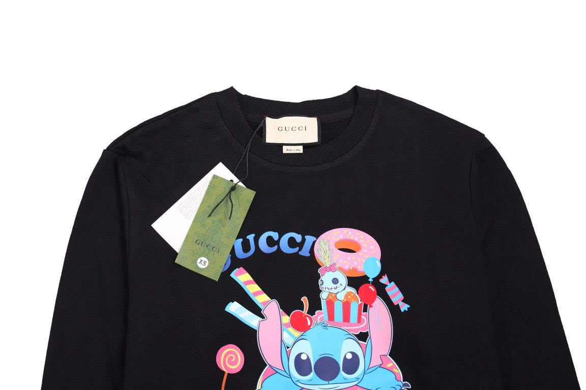 G*u*i stitch donut sweatshirt