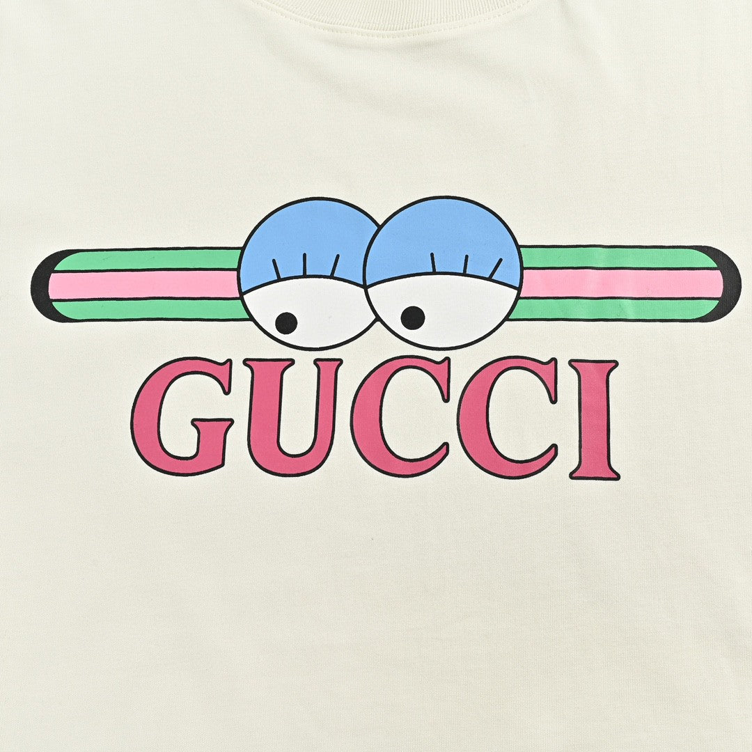 G*u*i eyes graphic t-shirt