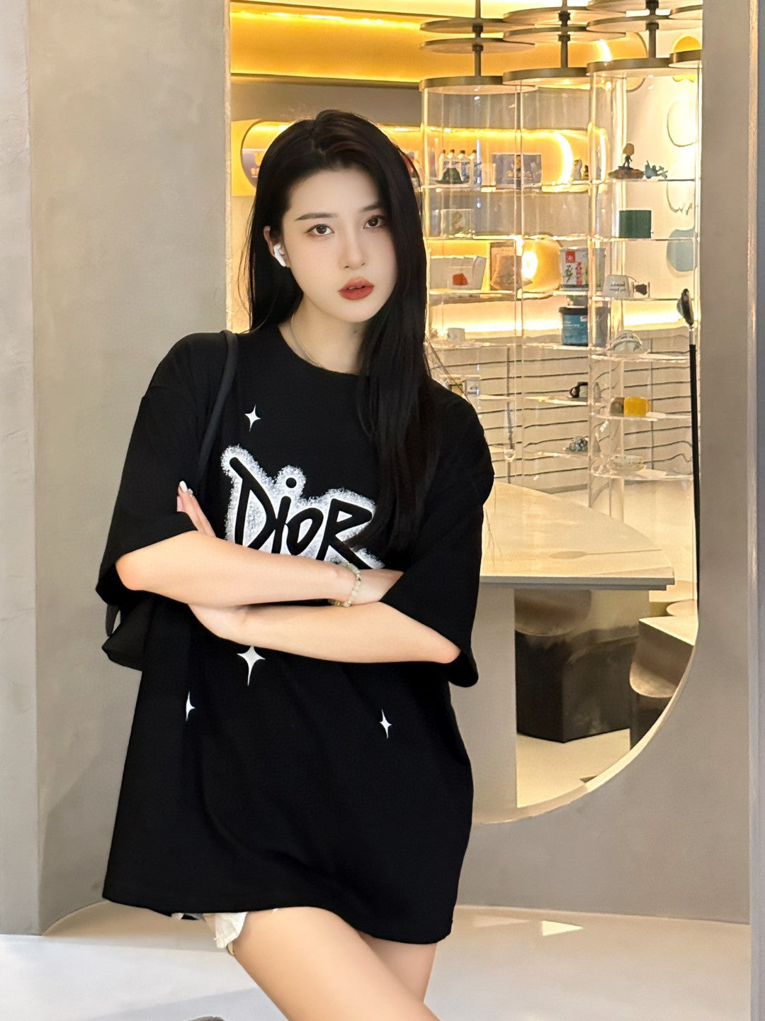 D*or star graphic t-shirt