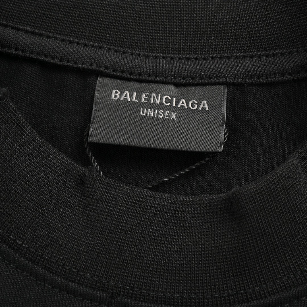Ba*len*cia*ga cd graphic black t-shirt