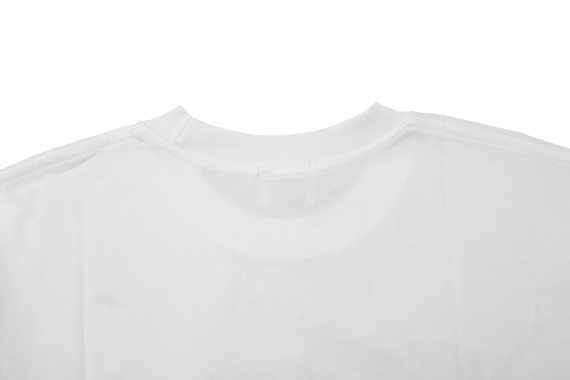 B**rry knight print t-shirt - white