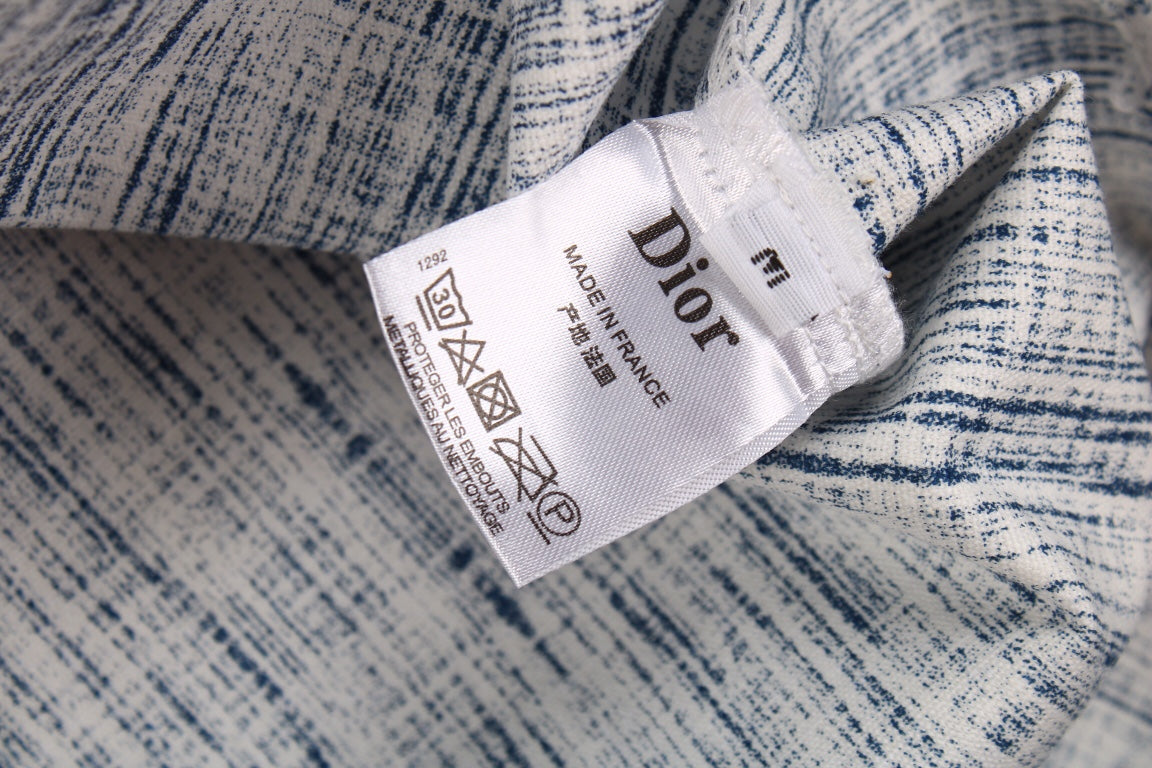 D*or monogram shirt (blue/white)