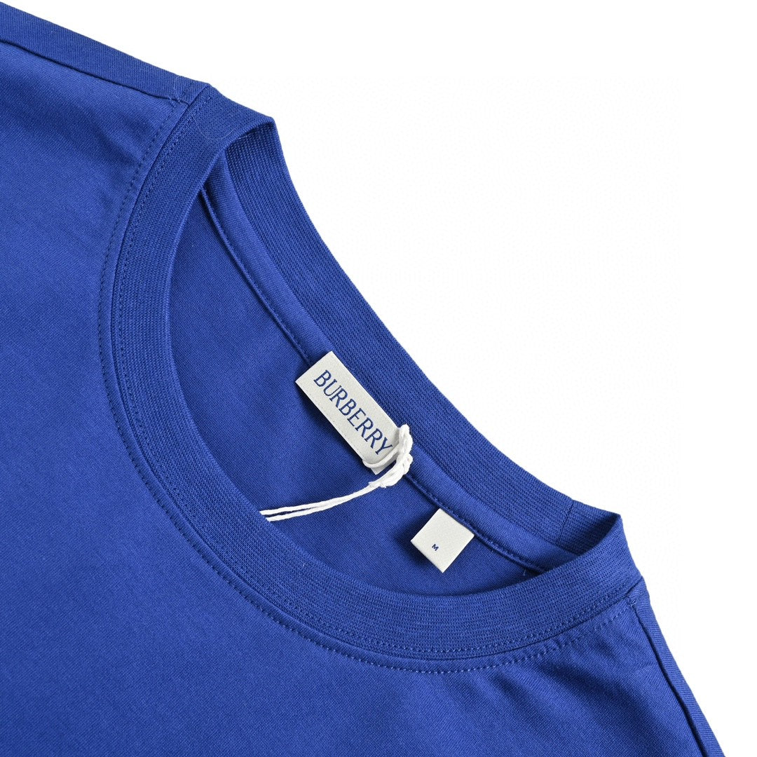 B**rry embroidered patch t-shirt (blue)