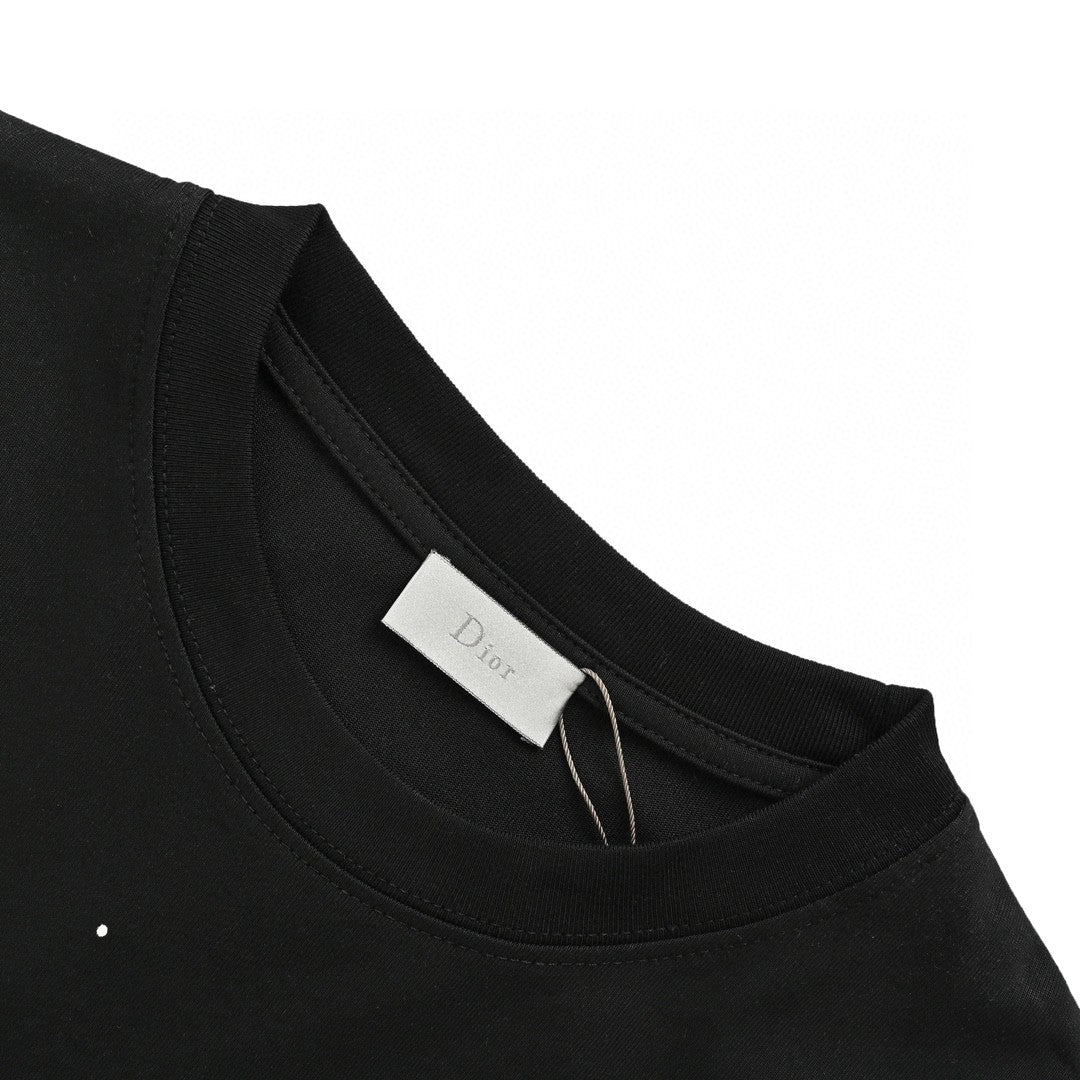 D*or multicolor logo black t-shirt