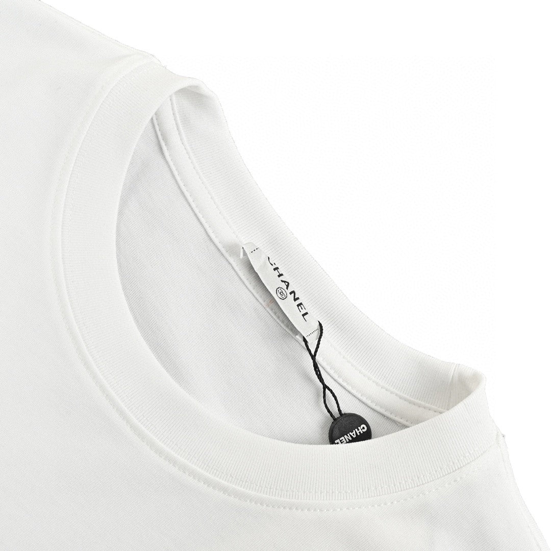 Ch*el logo t-shirt (white)