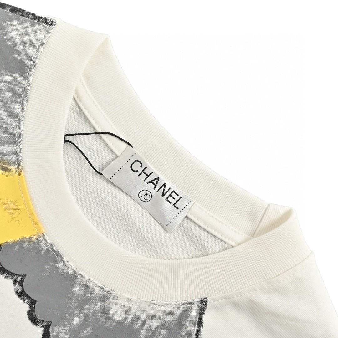 Ch*el "women will save the world" t-shirt in white