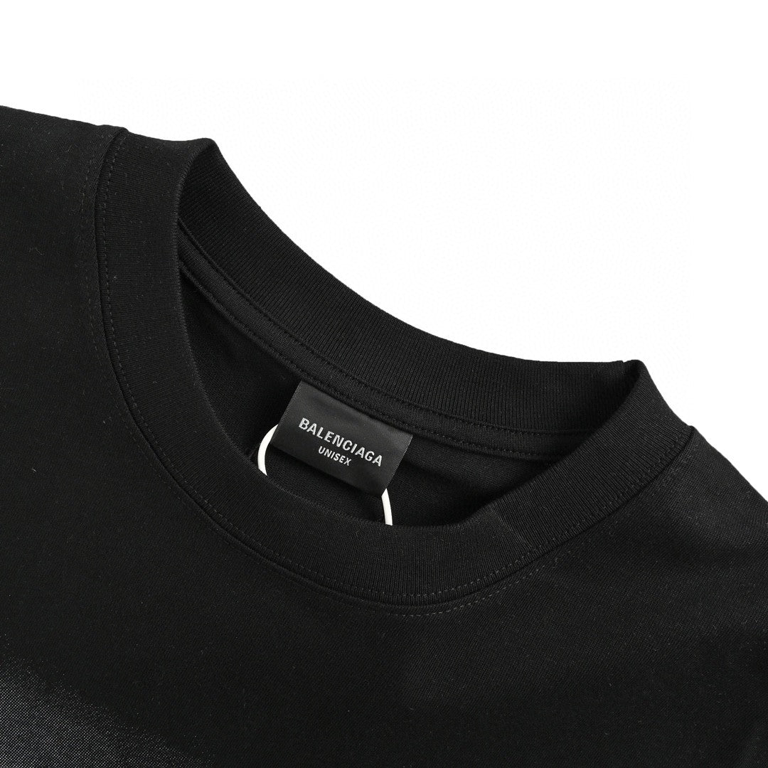 Ba*len*cia*ga graphic print t-shirt (black)