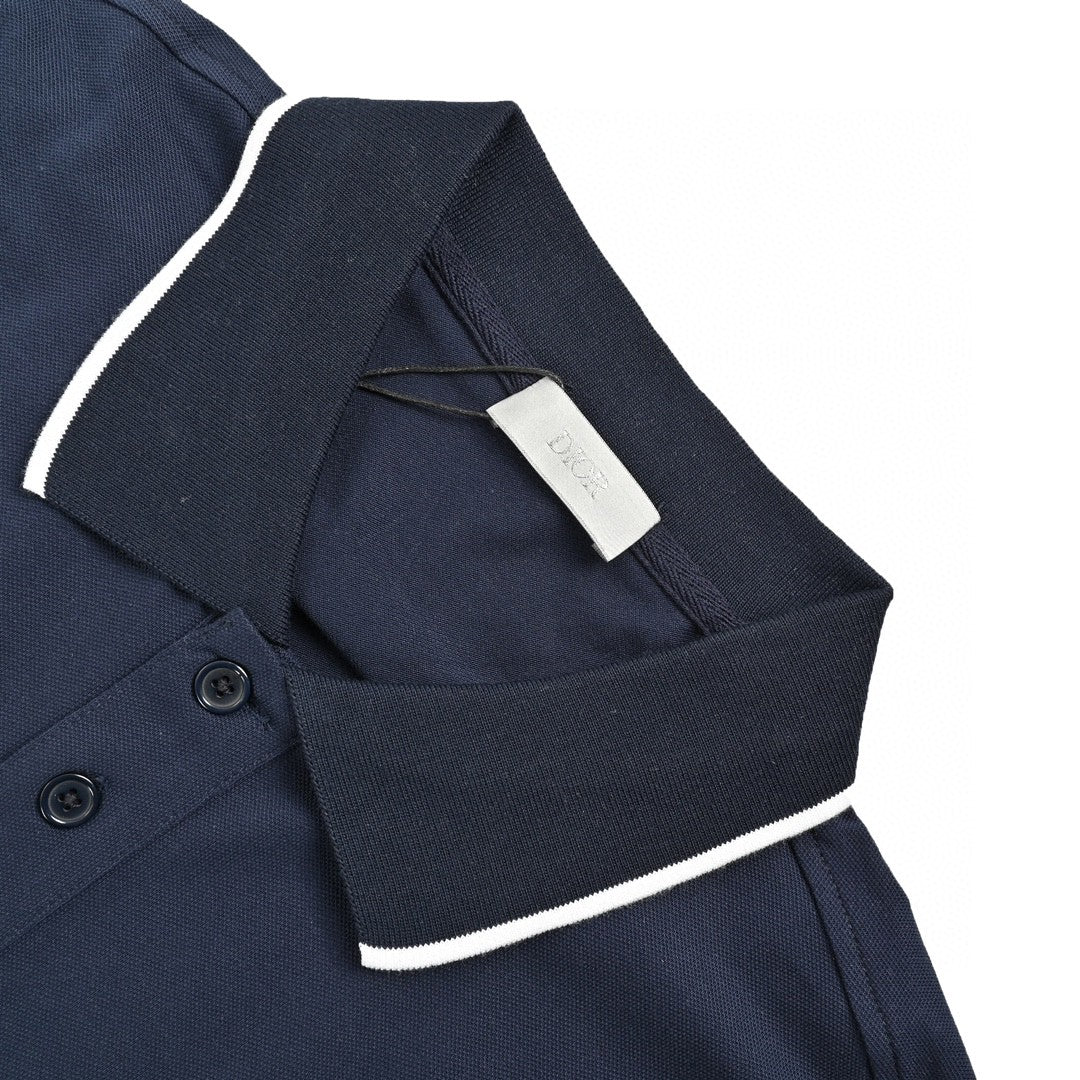 D*or navy polo shirt