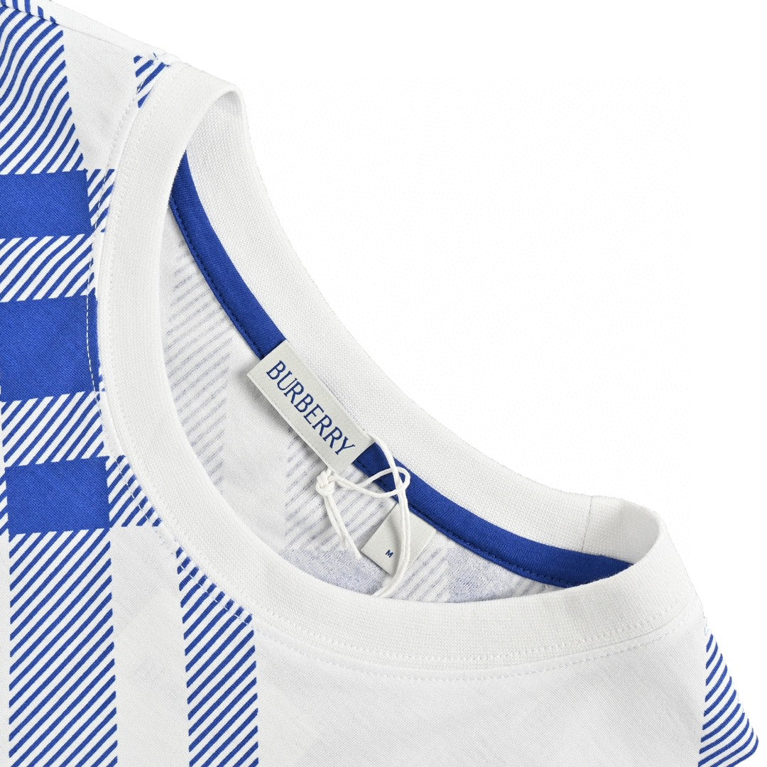 B**rry plaid t-shirt