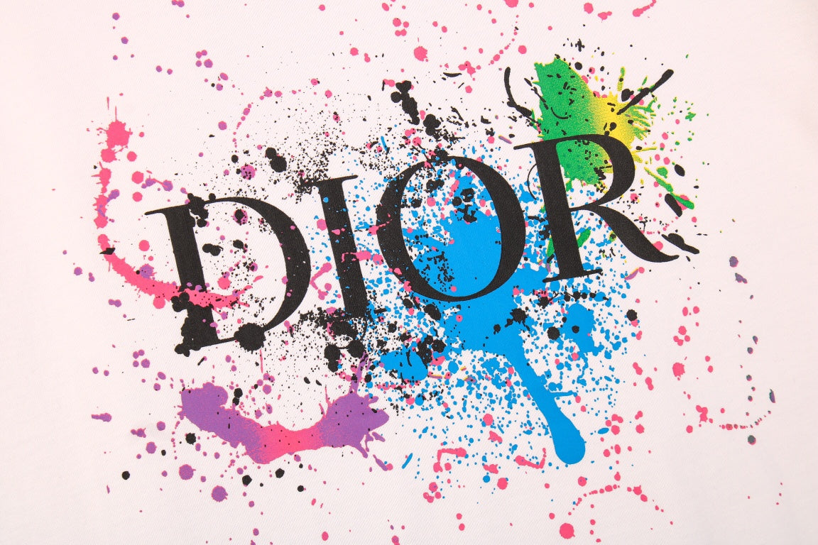 D*or color splash graphic t-shirt