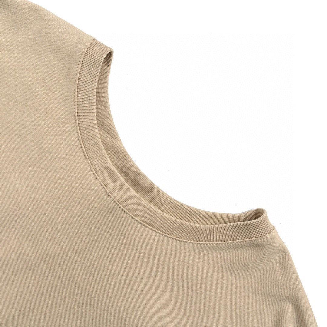 Ch*el cloud logo t-shirt in beige