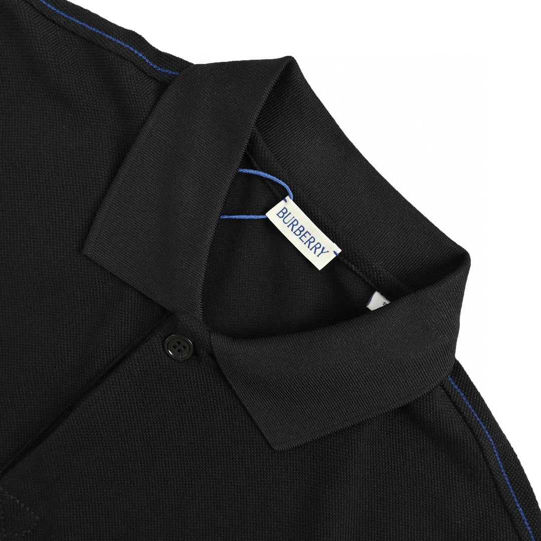 B**rry stripe cuff polo shirt