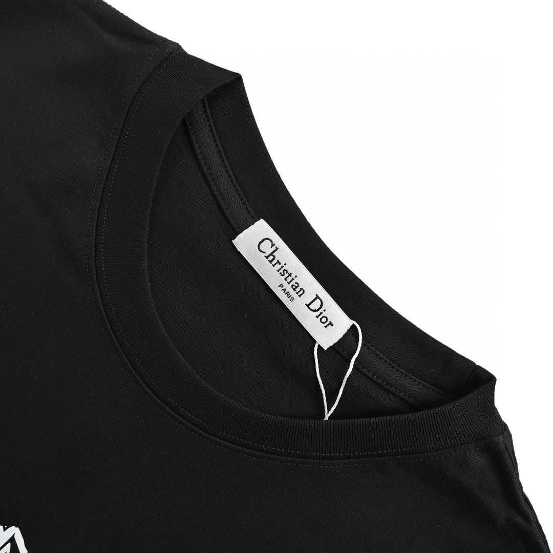 D*or black t-shirt with bold logo