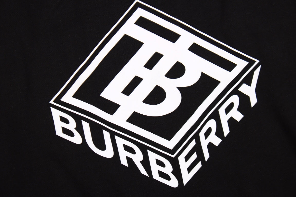 B**rry black hoodie with logo design