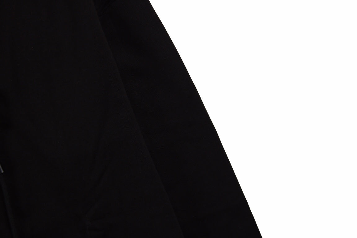 B**rry check-lined hoodie - black