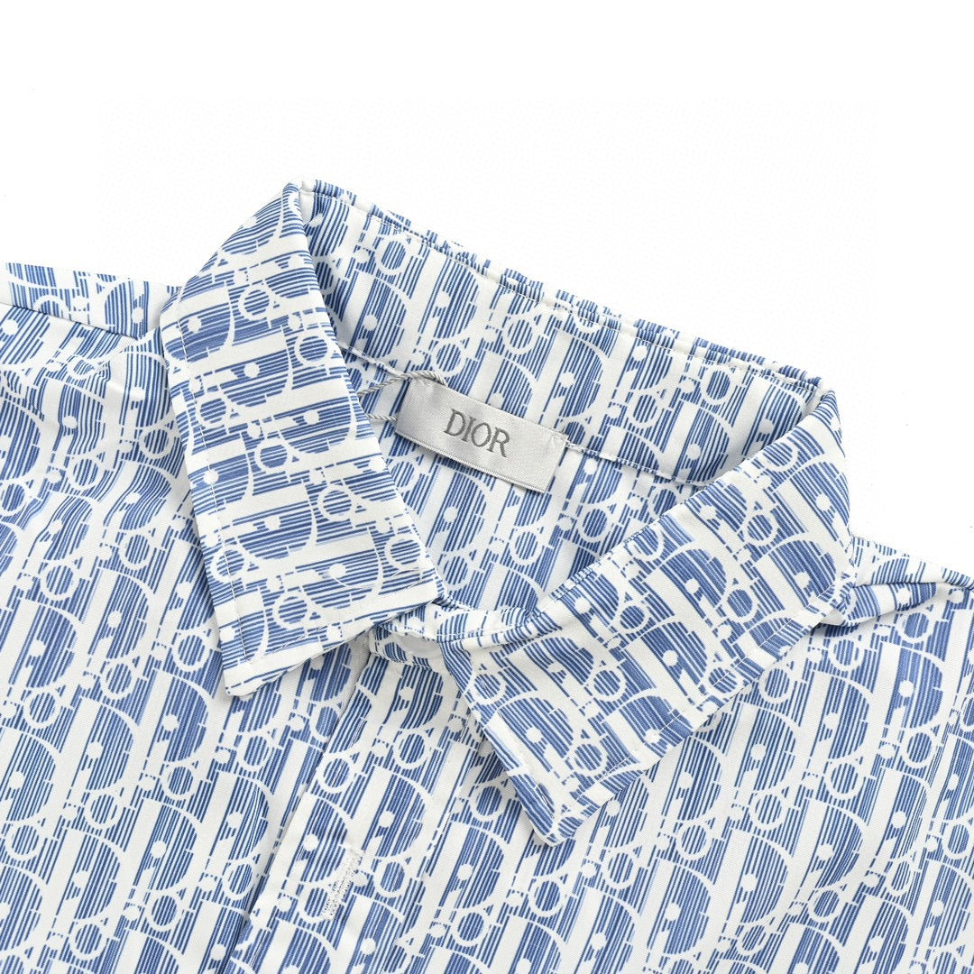 D*or monogram print shirt