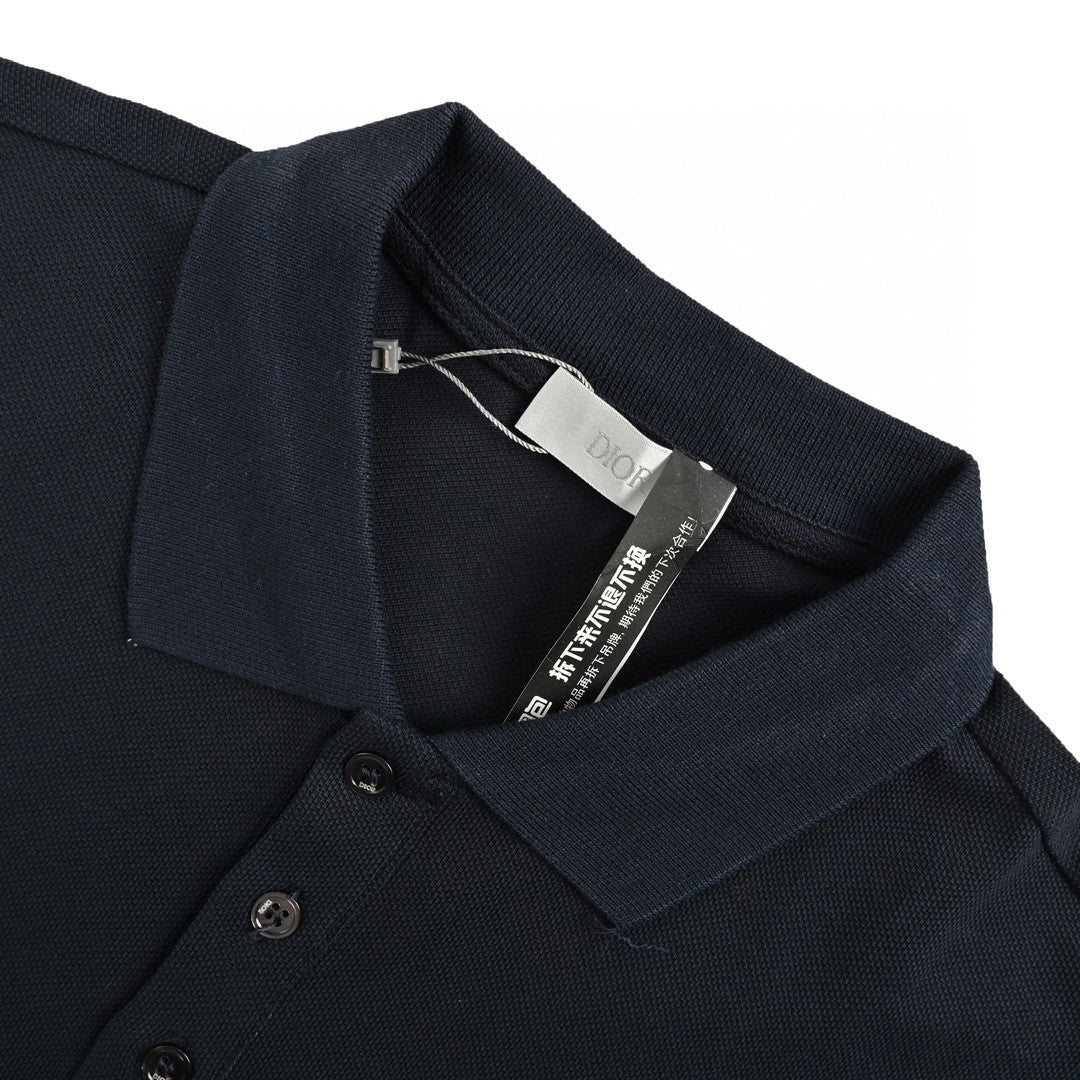 D*or oblique embroidered polo shirt