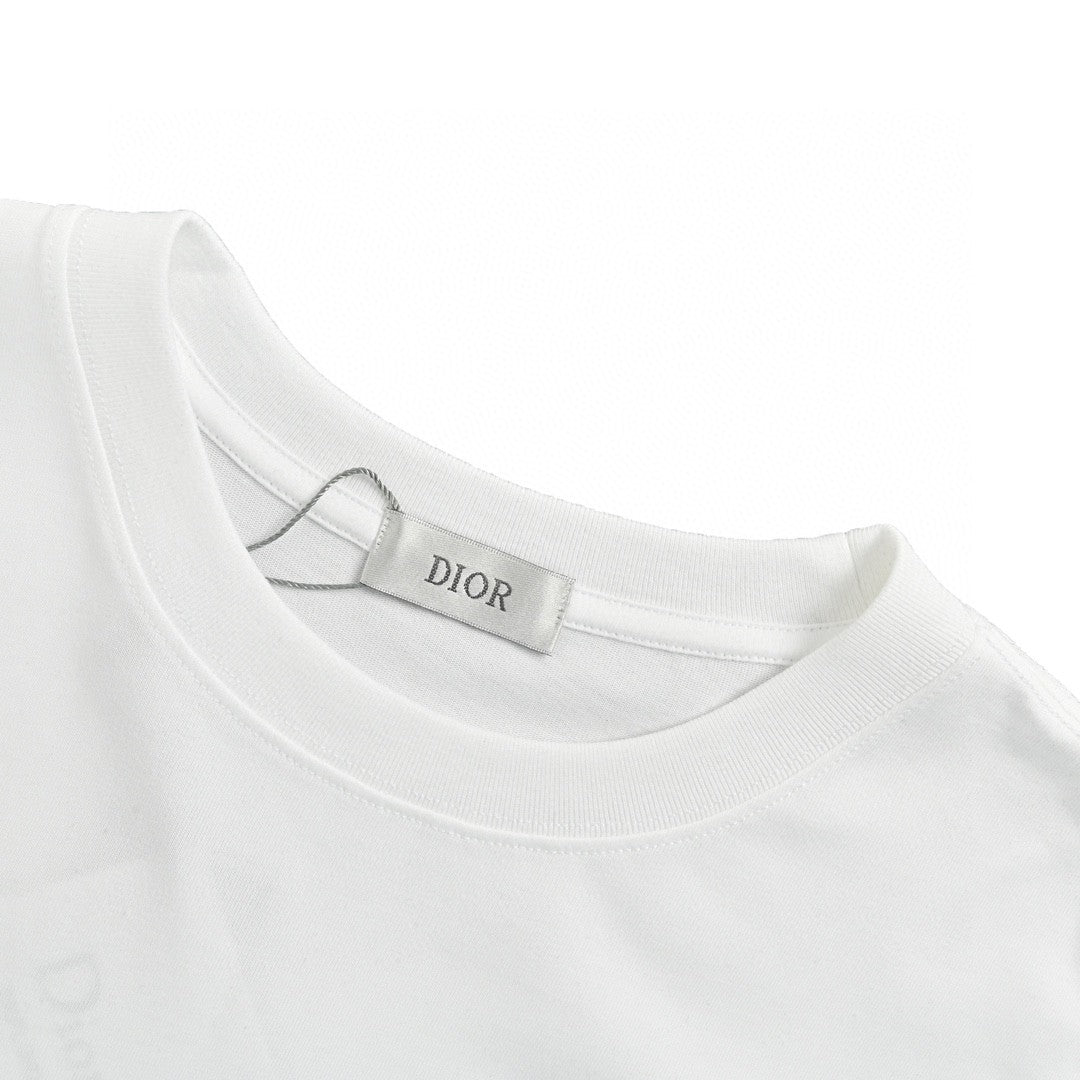 D*or dripping logo t-shirt (white)