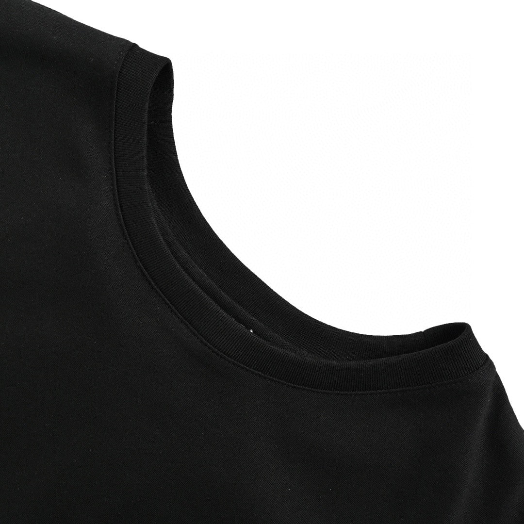 Ch*el cloud logo t-shirt in black
