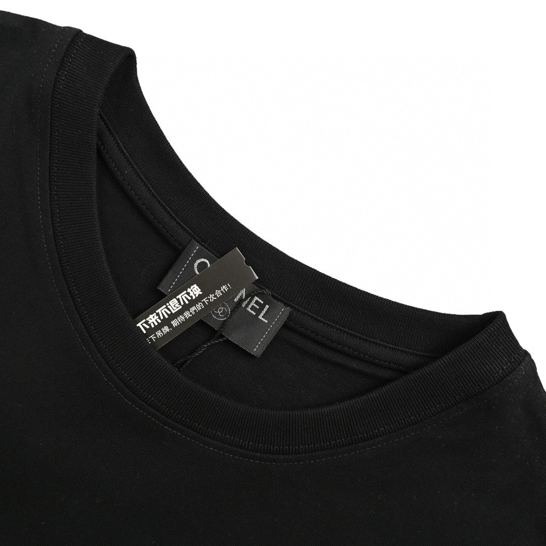 Ch*el classic logo t-shirt in black