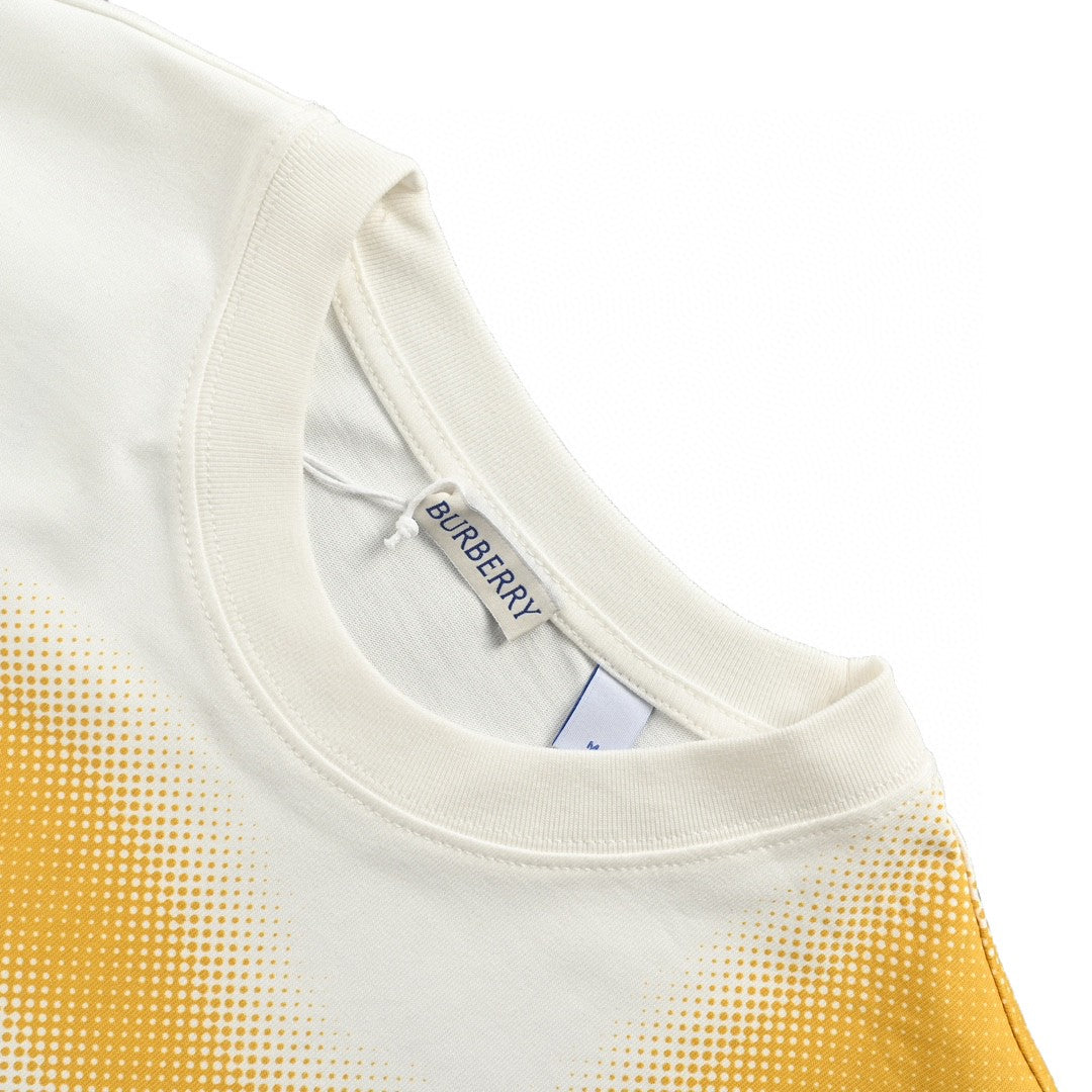 B**rry gradient equestrian logo yellow t-shirt