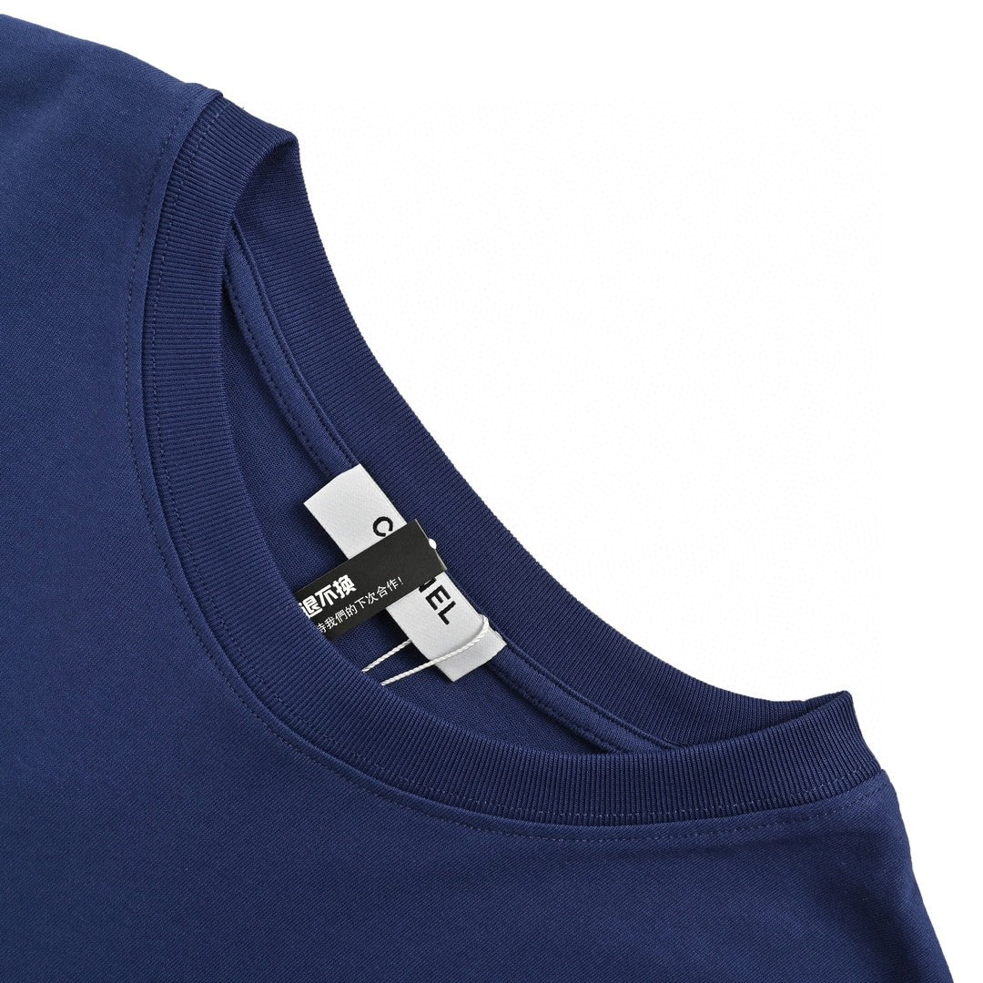 Ch*el logo t-shirt (navy blue)