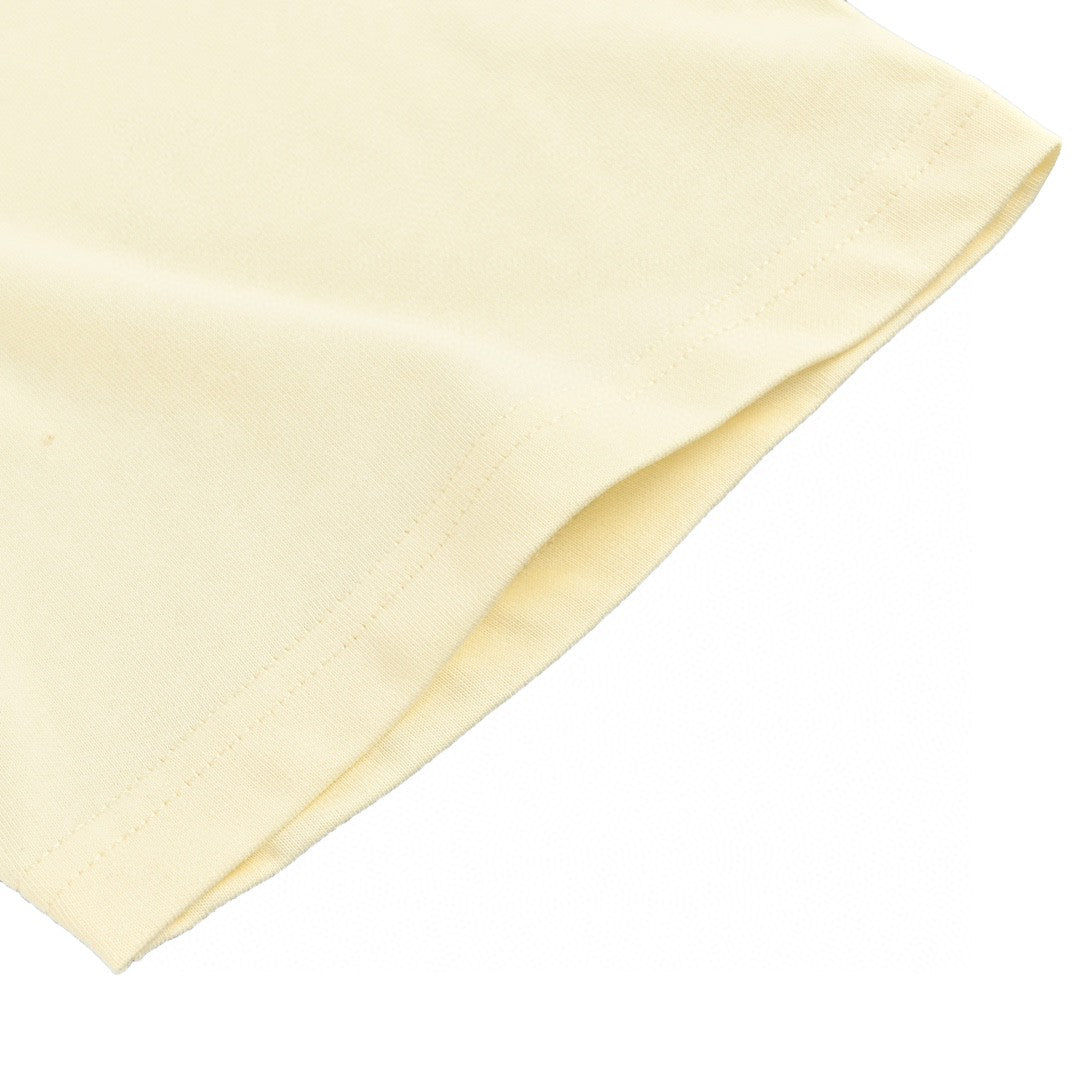 Pra*a t-shirt - cream with bold branding