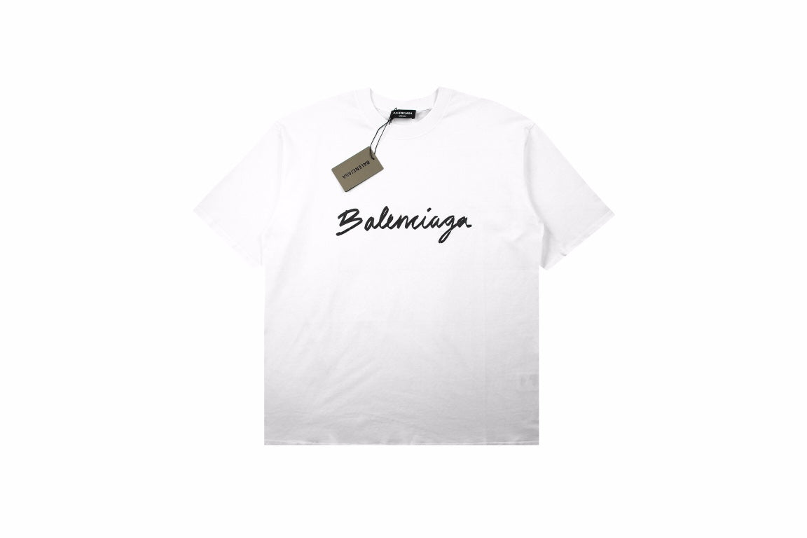 Ba*len*cia*ga t-shirt with script logo