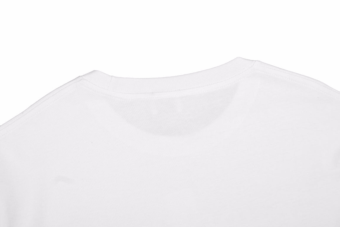 B**rry t-shirt with strikethrough logo