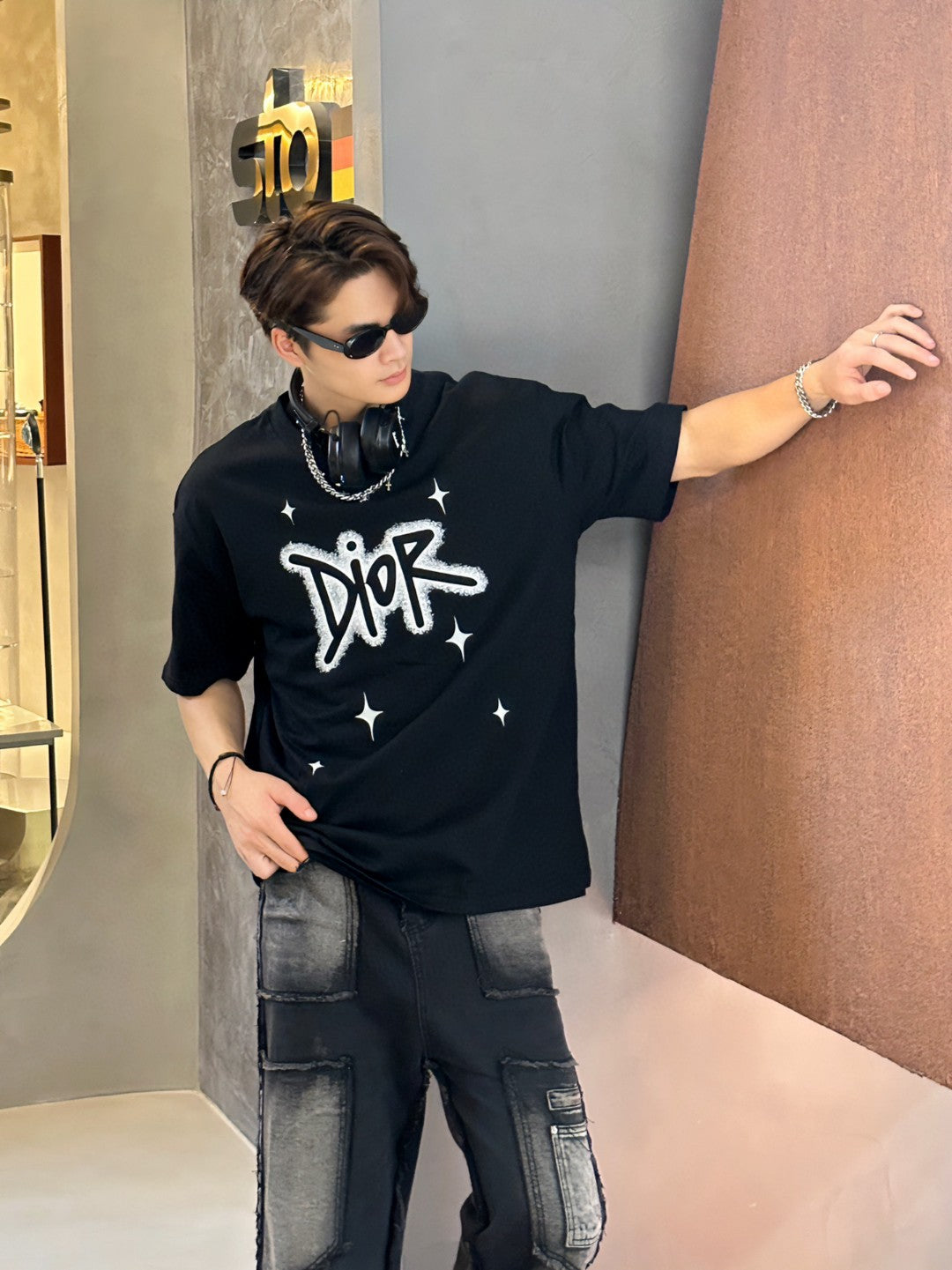 D*or star graphic t-shirt