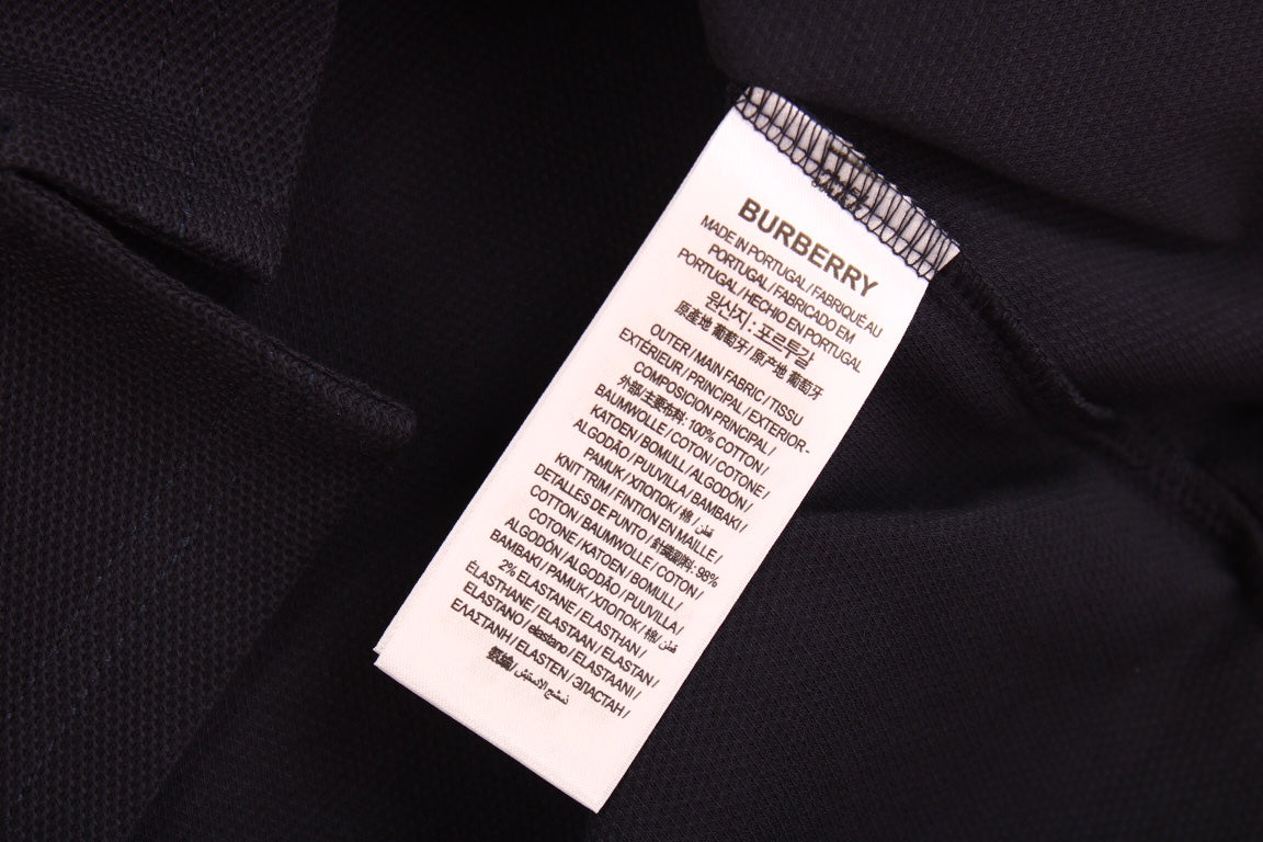 B**rry polo shirt with striped collar