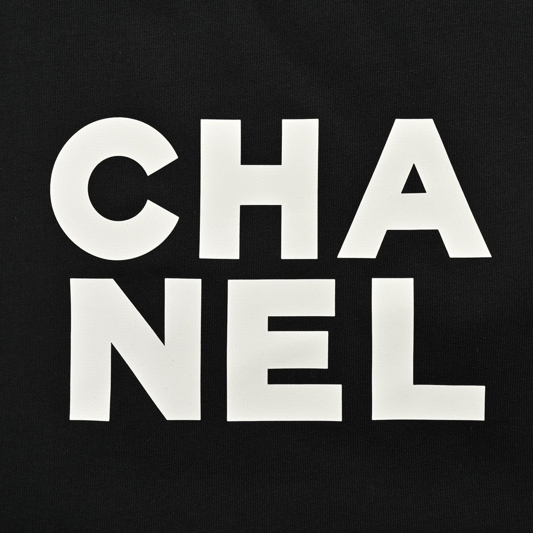 Ch*el double c logo t-shirt (black)