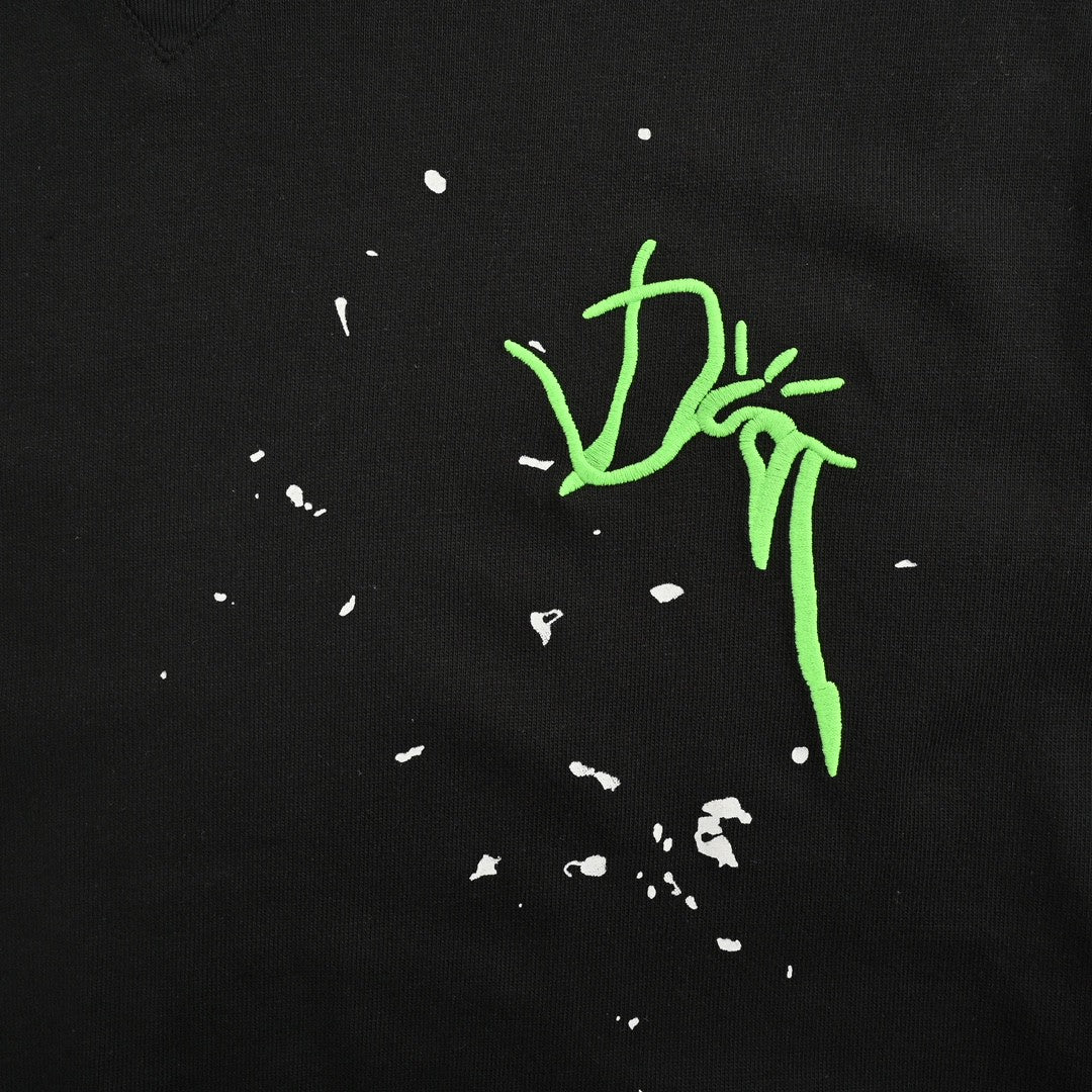 D*or artistic splatter t-shirt (black)