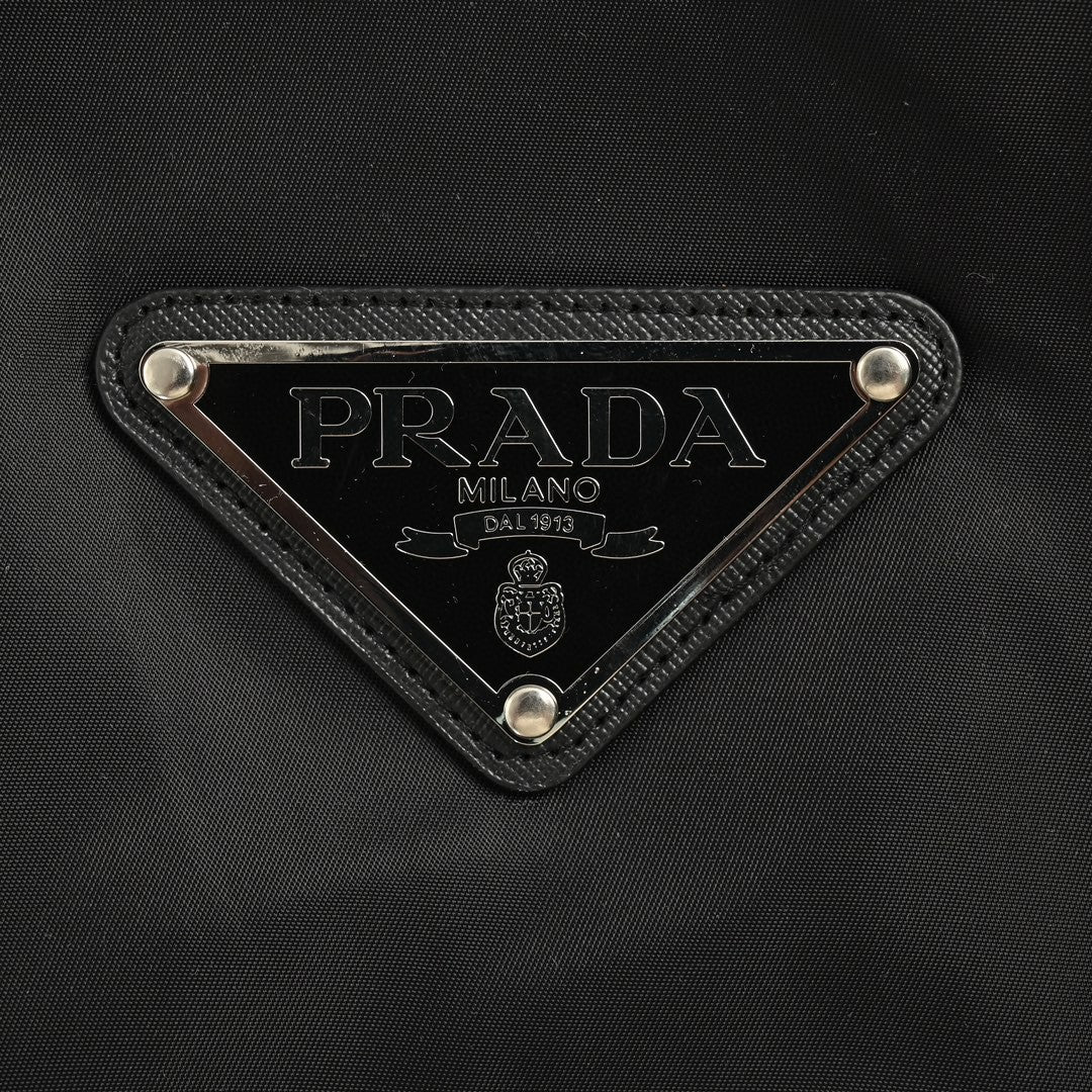 Pra*a nylon hooded jacket