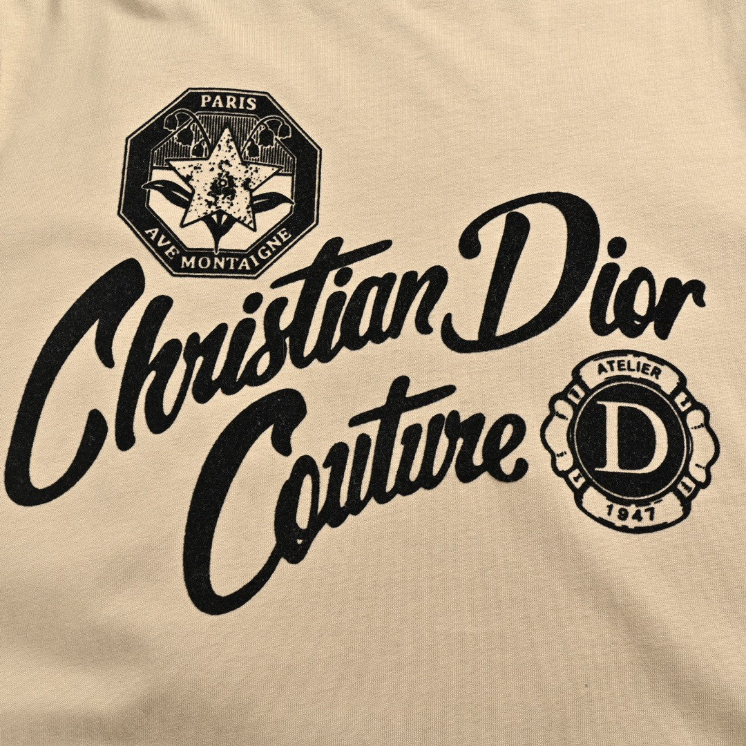 D*or ch**an D*or couture beige t-shirt