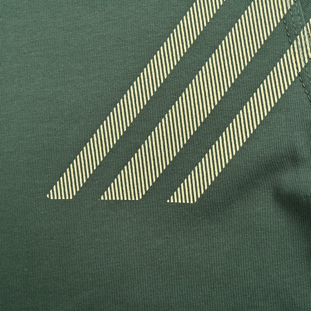 B**rry green check pattern t-shirt