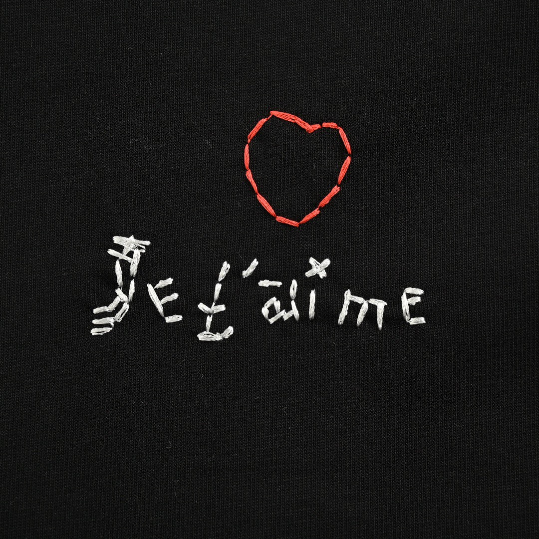 Ba*len*cia*ga je t'aime black t-shirt
