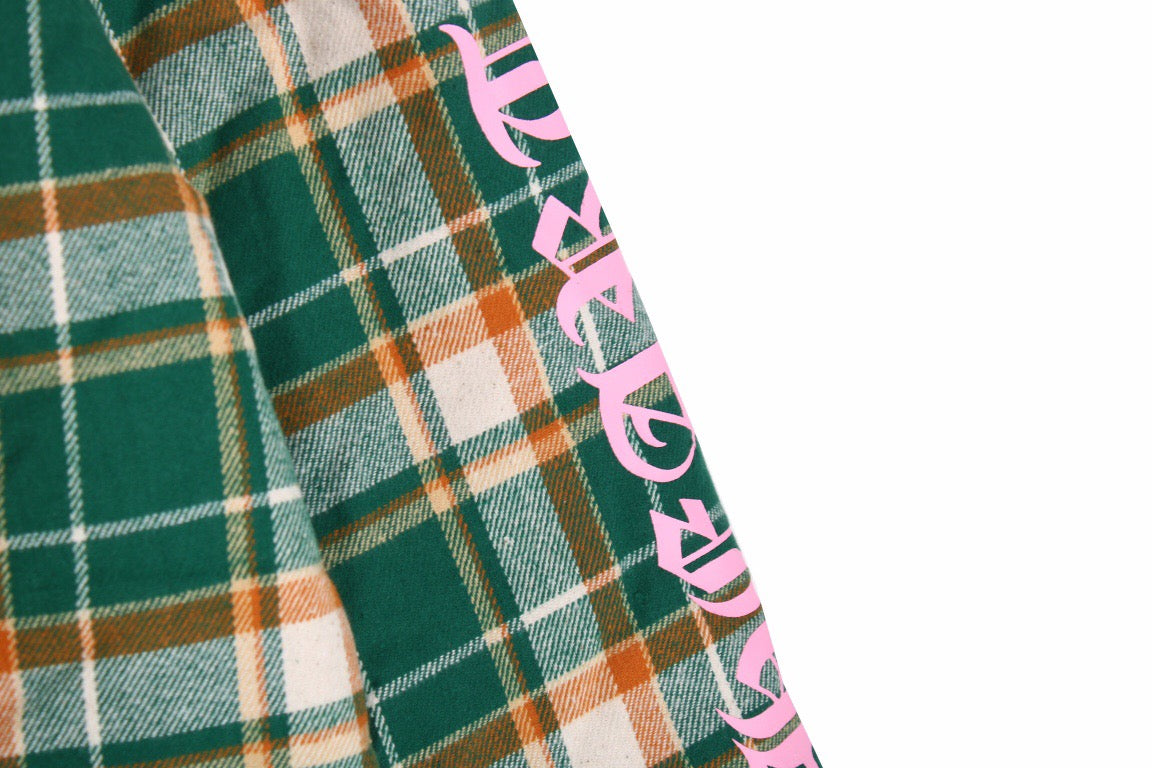 B**rry green plaid shirt