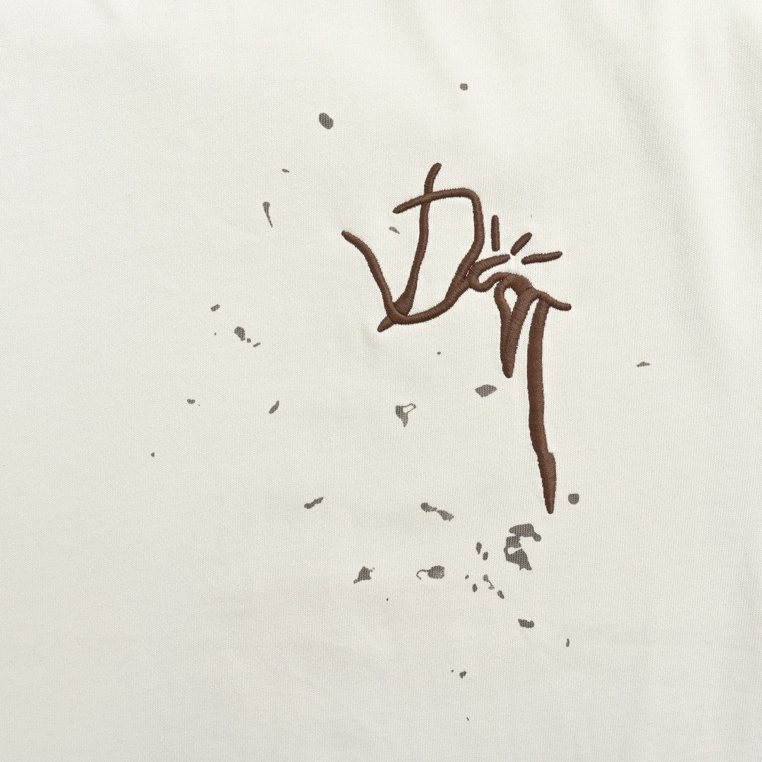 D*or artistic splatter t-shirt (white)