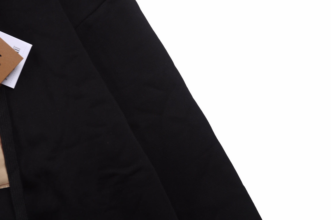 B**rry black hoodie with logo patch