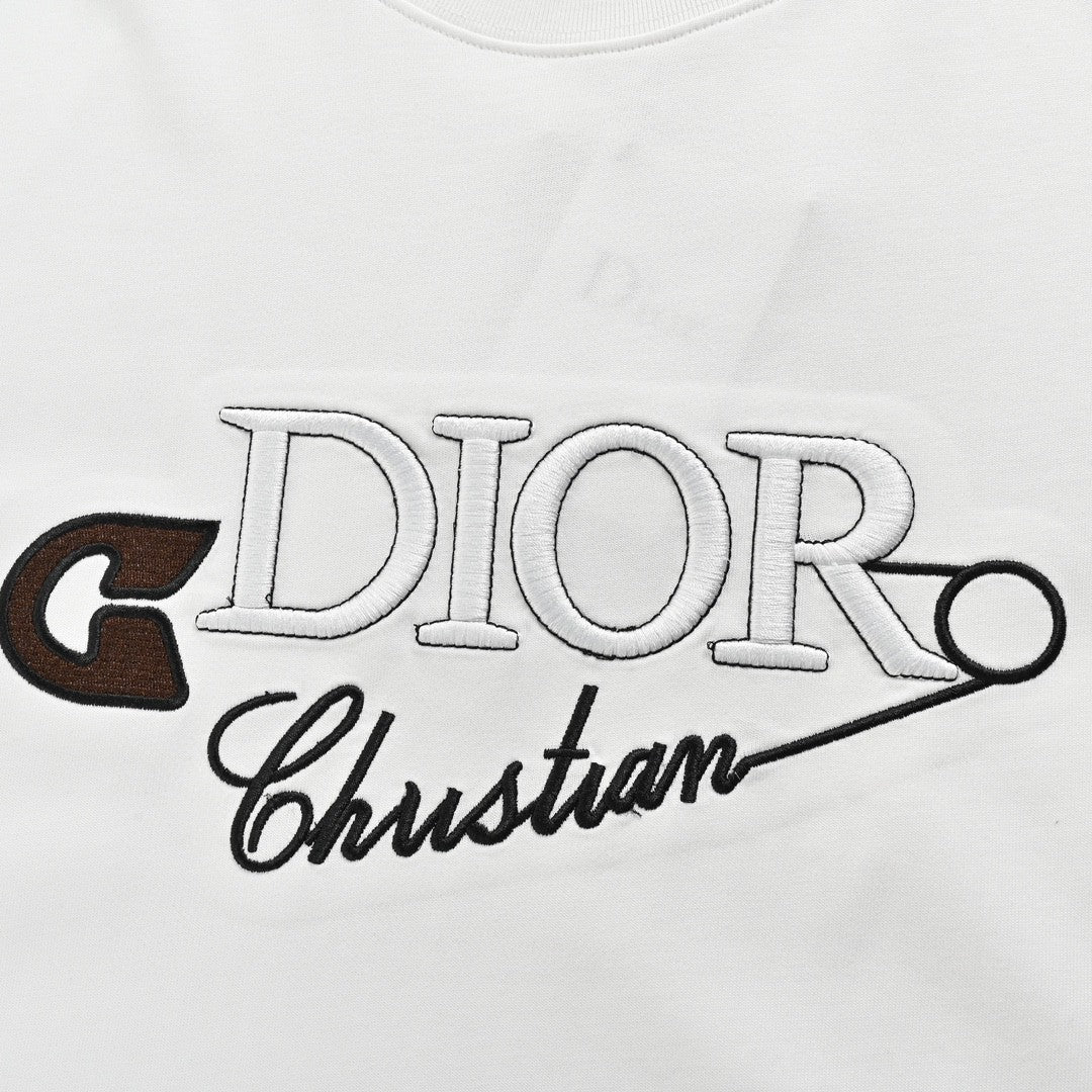 D*or safety pin logo t-shirt