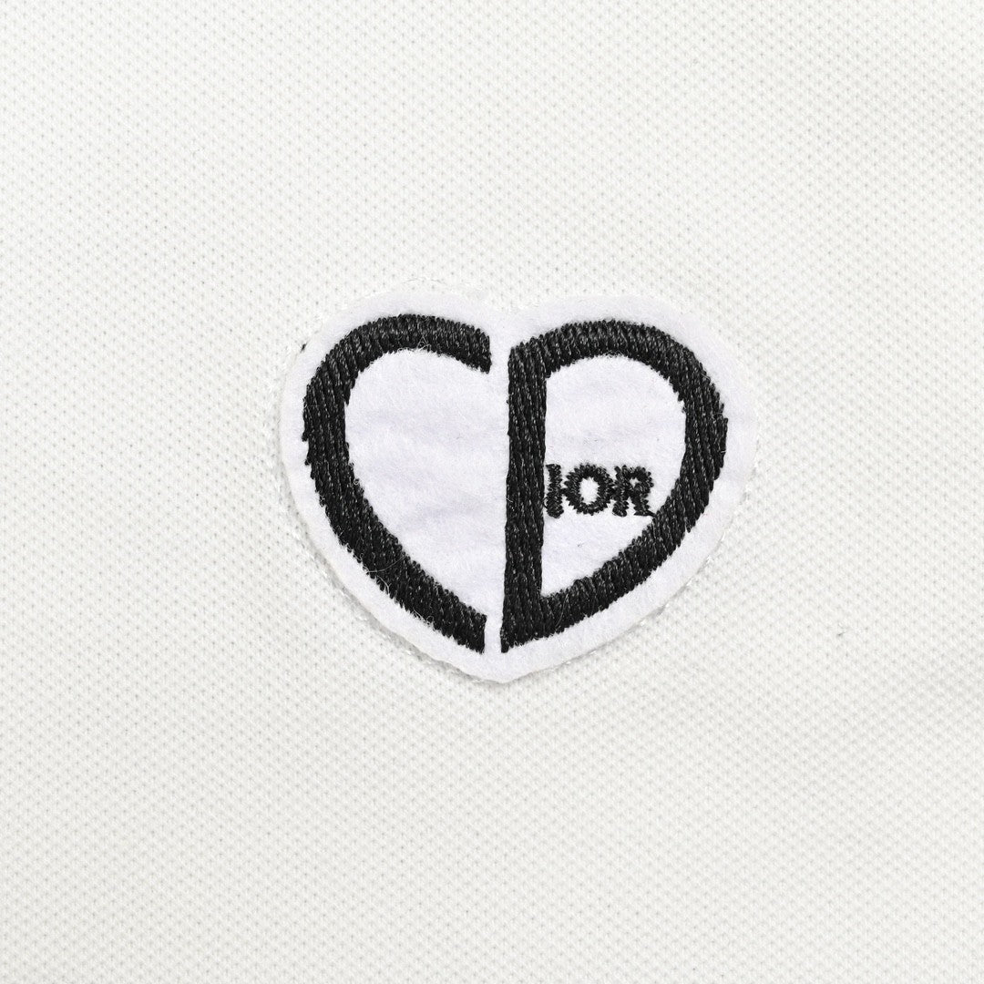 D*or white polo shirt