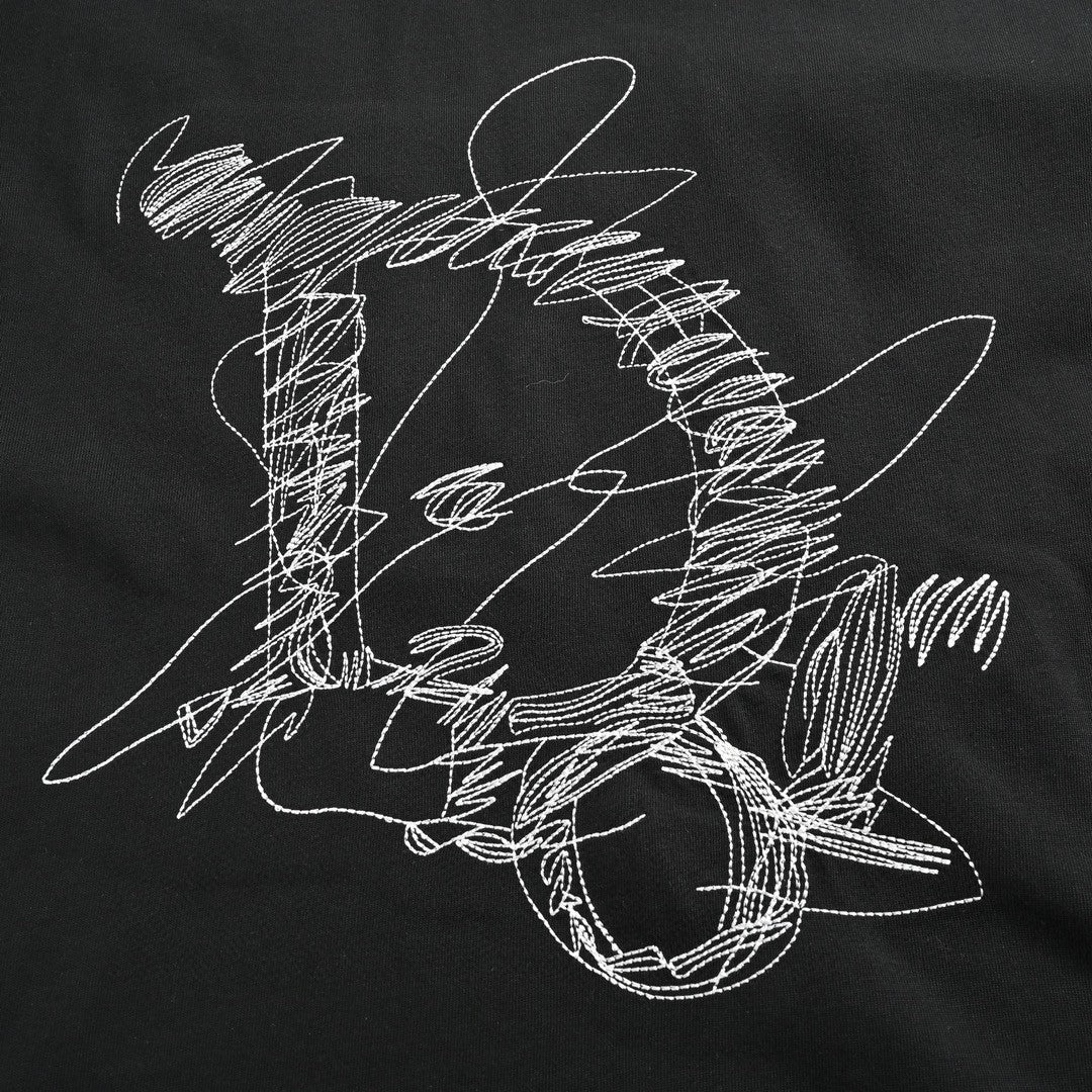 D*or scribble design t-shirt (black)