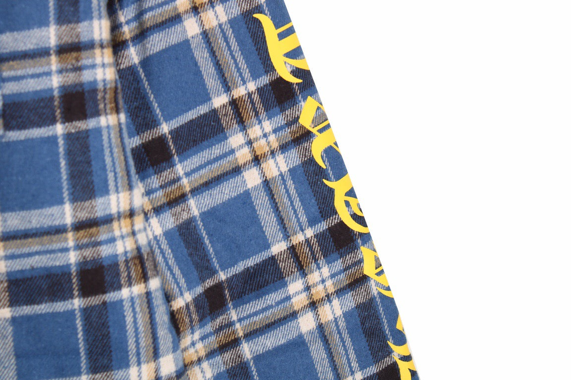 B**rry blue plaid shirt