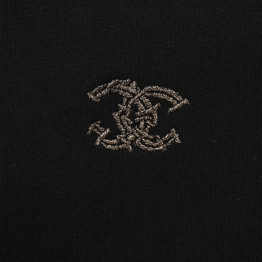 Ch*el classic logo t-shirt in black