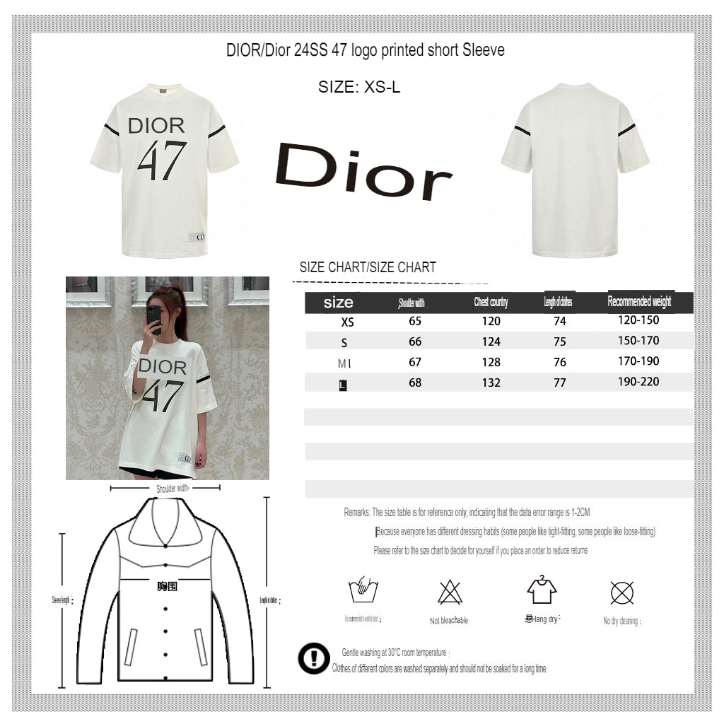 D*or 47 white t-shirt