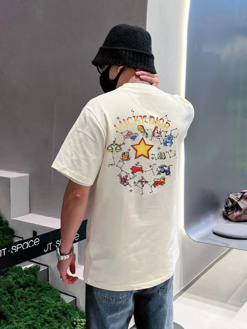 D*or gradient logo t-shirt
